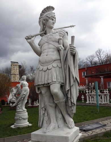 Steinfigur centurio - steinfigur, "centurio"