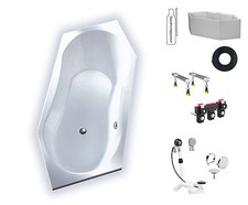 Badewanne koralle facette - koralle,
