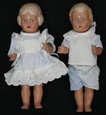 2x SCHILDKRÖT Puppen