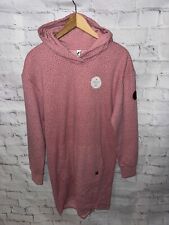 Ernstings Family Yigga Sweatkleid mit Kapuze rosa meliert pink  Grösse 158/164