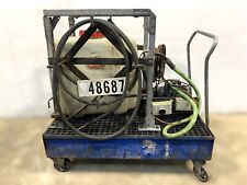 Denios Pumpe Fasspumpe Ölpumpe Umfüllpumpe mit Ölauffangbehälter 48687