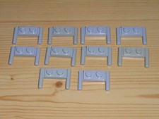 Lego 10x Steine Platte 1x2 3839 grau 10030 10221 1593 6680 6930 6581 6498 6803 