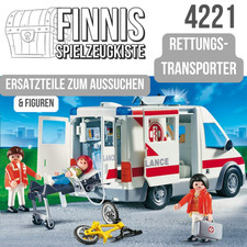 Playmobil 4221 Rettungstransporter Ersatzteile Ambulance Krankenwagen Sanitäter