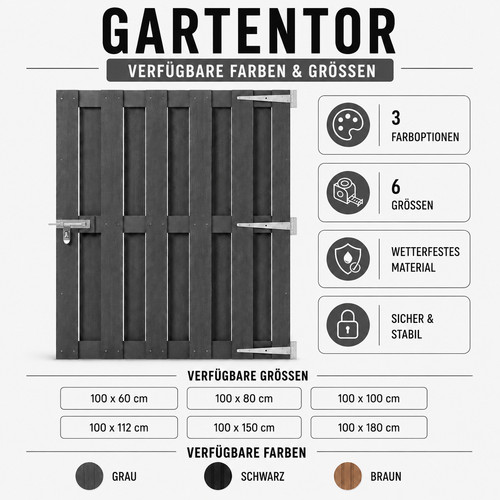 Gartentor zauntor zauntür - zauntor,