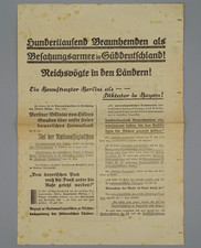 Altes Flugblatt/ Wahlzettel -