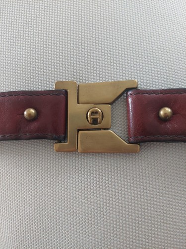 Aigner gürtel leder bordeaux - gürtel,