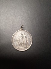 Frankreich, Medaille, Mariage, Fidélité Bonheur, 1875, Silber, Petit