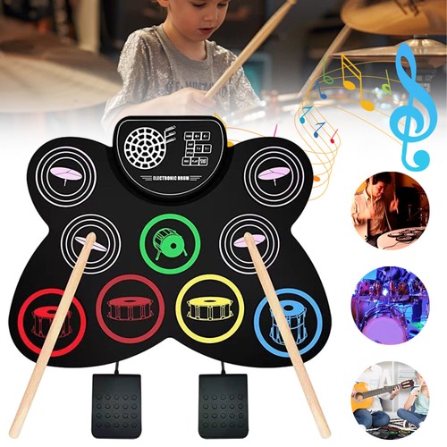Elektronisches schlagzeug set - elektronisches, schlagzeug-set