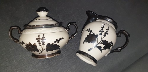 Zuckerdose und milchkännchen - zuckerdose,