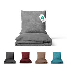 Winter Bettwäsche Teddyplüsch Fleece Cashmere Touch 135x200 155x220 2tlg 4tlg