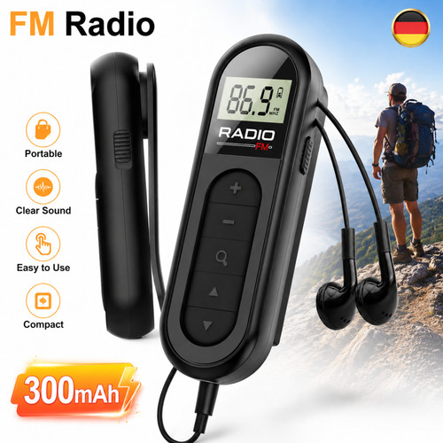Tragbares taschenradio - tragbares,