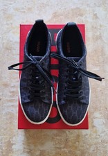 Hugo Boss - Damen Halbschuhe, Schnürschuhe, Sneaker, gemustert, Gr.39, Logo, NEU