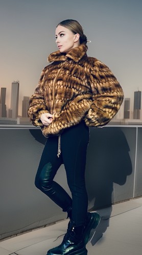 Sale pelzmantel bomber jacke - pelzmantel,