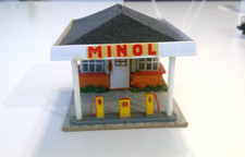 Alte DDR Minol Tankstelle Pappe & Kunststoff