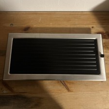 Kamin Luftgitter Ofen Lüftungsgitter Warm Kalt Regulierbar Lamellen Schwarz