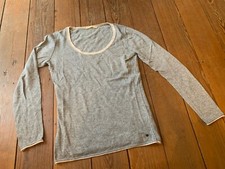 Barbara Becker Pullover Gr 36 Grau 22% Wolle Weich - Ab 1€