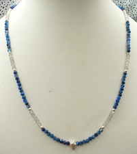 Kyanit, Labradorit - Halskette     Sterlingsilber 925