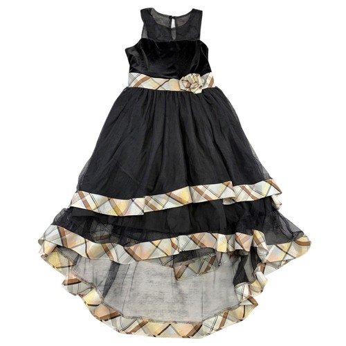 Bonnie jean girls black velvet - jean,