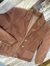 Eleganter Cord Blazer  Braun