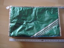DDR Kulturbeutel  Waschtasche Kosmetiktasche 70er  Retro Vintage grün-silber