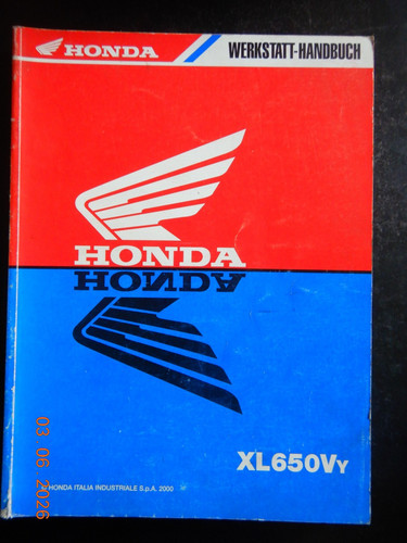 Werkstatthandbuch honda xl650 - werkstatthandbuch,