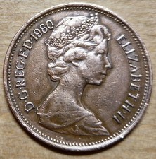 Großbritannien 1980 – 2 New Pence – Elizabeth II