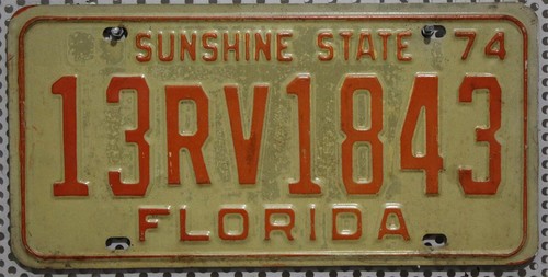 Florida nummernschild usa - nummernschild,