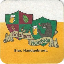 seltener/ GHB Bierdeckel - Hausbrauerei Kolshorn -  Lehrte OT Kolshorn