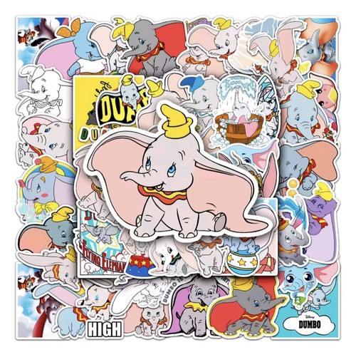 50x dumbo sticker set - sticker, disney