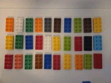 30 x  Lego Duplo Flache Steine