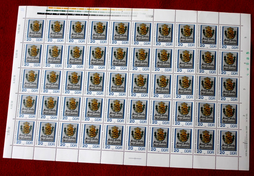Briefmarken bogen 3303 - 50,