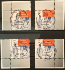 Eckränder 2395 Glühlampe  alle 4 Ecken rundgestempelt