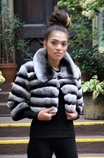 2024 Frauen Echt Chinchilla