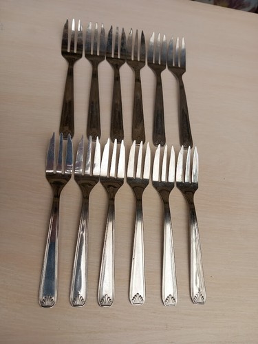 Konvolut kuchengabeln aus - 12,