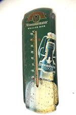Blechschild Altenmünster Brauer Bier mit Thermometer ca. 10x30cm S-5303