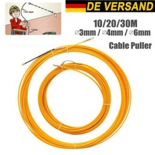 3/4/6mm 10/20/30m Draht Kabel Fiberglas Rod Reel Einziehspirale Einziehband X1M4