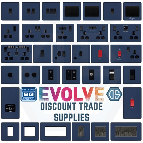 Evolve matt blau - bg,