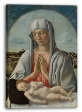 Kunstdruck Giovanni Bellini - Madonna, die das schlafende Kind anbetet