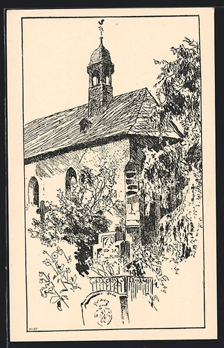 Künstler otto ubbelohde - künstler-ak,