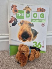ORIGINAL THE DOG ARTLIST COLLECTION - AIREDALE TERRIER PLÜSCHTIER STOFFTIER + MAGAZIN