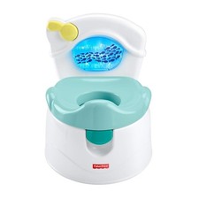 Fisher-Price GWD37 Toilettentrainer Töpfchen Spülen Musik Toilettensitz