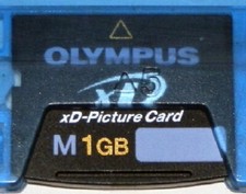 1 GB xD picture memory  card Speicherkarte - Digitalkamera / Olympus Fuji  Canon