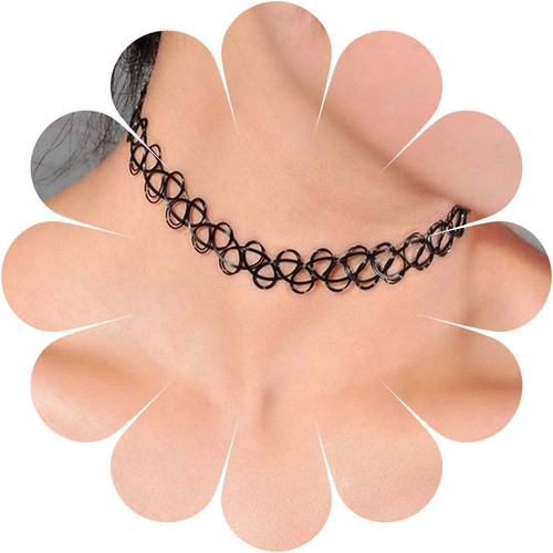 Boho tattoo halskette kurze - boho,