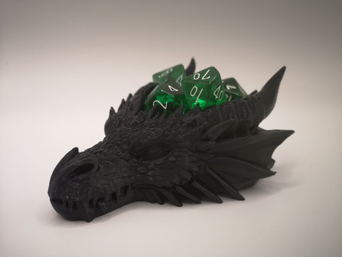 Drachenkopf würfelschale - drachenkopf,