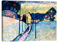 Leinwandbild Winterlandschaft