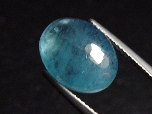 Aquamarin oval - 6,61, ct.