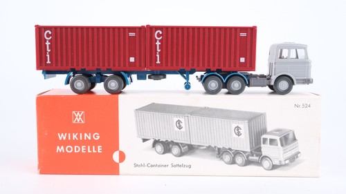 Wiking 524 stahl container - wiking, h0