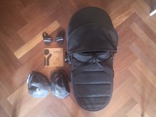 Babyzen YoYo Liegewanne  in schwarz + Regencover + Insektenschutz Wie NEU