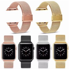Edelstahl Mesh Armband für Apple Watch 11 10 9 8 7 6 5 4 SE 40-49mm Ultra 3 2 1