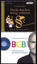 2 HÖRBÜCHER★Das Beste a.d. BGB-3-CD★NACKT DUSCHEN VERBOTEN-CD★Herbst★Bach★Sinnen